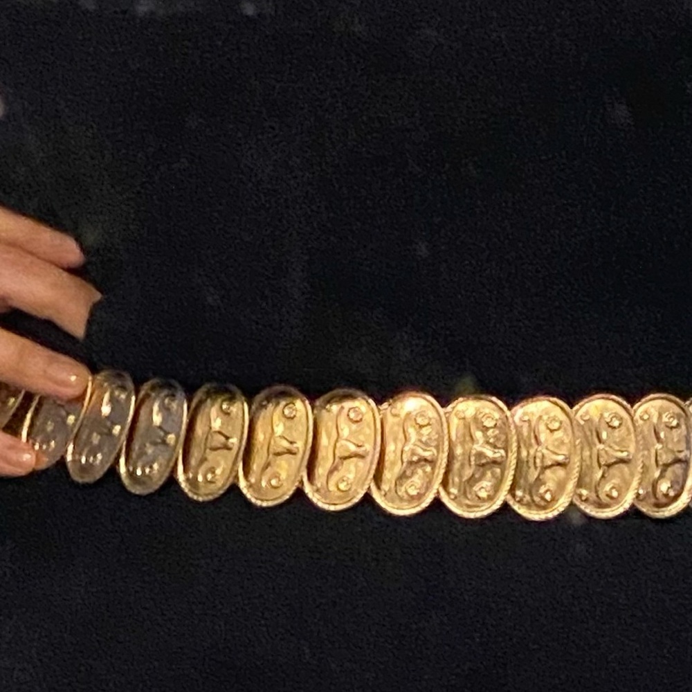 Gold Southwest Metal Belt
